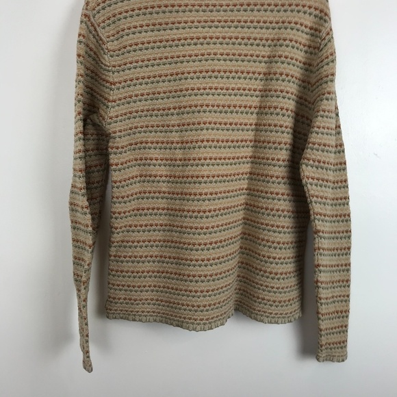 Woolrich Woven Knit Preppy V-Neck Sweater - Picture 2 of 6